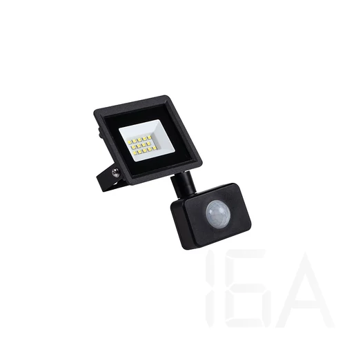 Kanlux GRUN NV mozgásérzékelős LED reflektor fekete 10W 750lm 4000K IP44, 31397