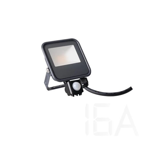 Kanlux IQ-LED FL mozgásérzékelős LED reflektor fekete 10W 1200lm 4000K IP44, 33885