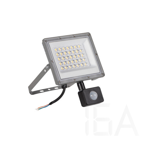 Kanlux ACETE CCT mozgásérzékelős LED reflektor szürke 30W 2400/3240/2910lm 3000/4000/6500K IP44, 38497