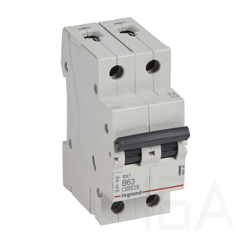 Legrand RX3 kismegszakító 2P B63 6kA, 419164