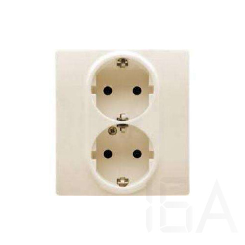 Legrand Niloé 2x2P+F aljzat körömmel bézs gyermekvédelemmel, 764644