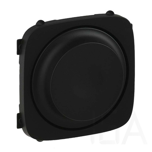 Legrand Valena Allure Forgatógombos fényerőszab. burkolat, Fekete, 752048