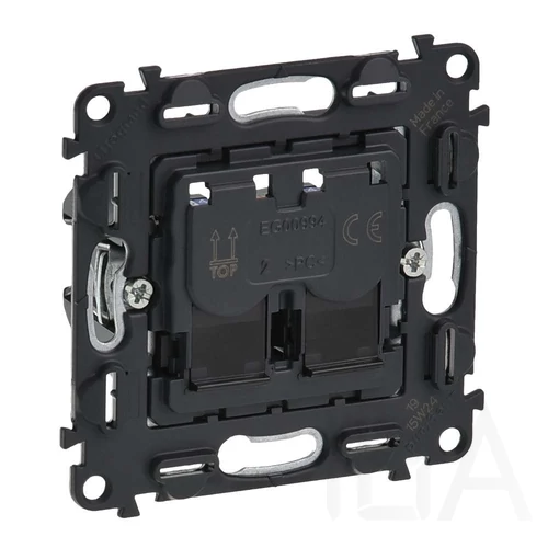 Legrand Valena InMatic 2xRJ45 Cat. 5e UTP  csatlakozóaljzat mechanizmus, 753041