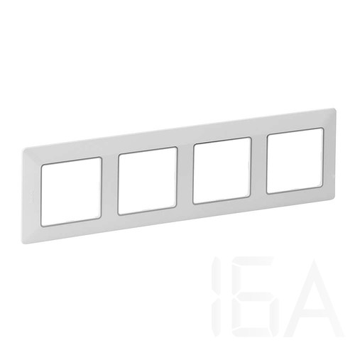 Legrand Valena Life négyes keret fehér–króm, 754034 Legrand Valena Life négyes keret fehér–króm, 754034