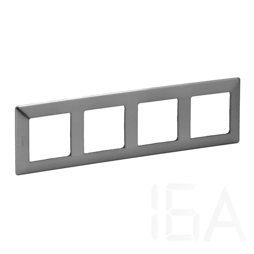 Legrand Valena Life négyes keret Inox dekor, 754154