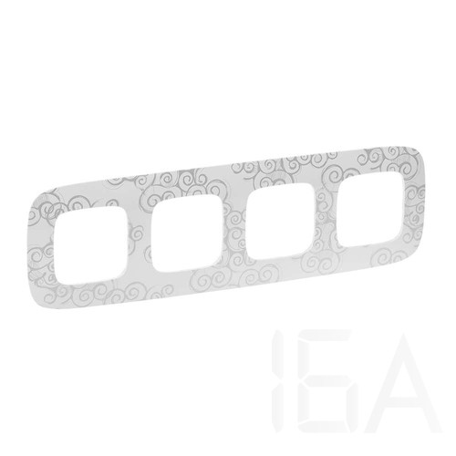 Legrand Valena Allure Négyes keret, Króm dekor, 754344