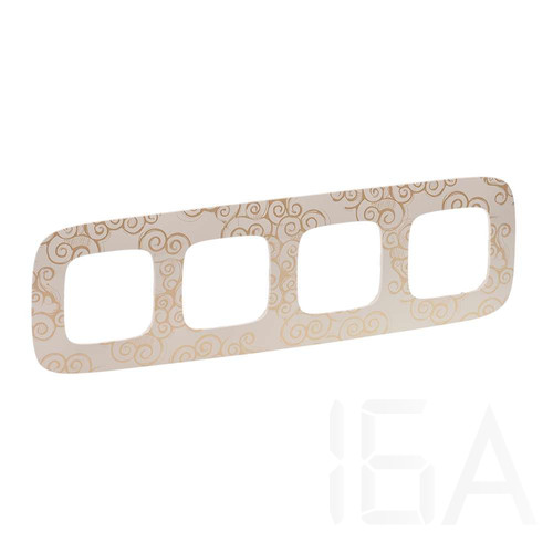 Legrand Valena Allure Négyes keret, Arany dekor, 754354