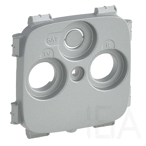 Legrand Valena Allure TV-RD-SAT aljzat burkolat (30 mm), Alumínium, 754807