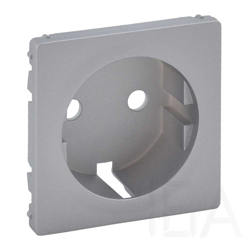 Legrand Valena Life 2P+F csatlakozóaljzat burkolat alumínium, 755202