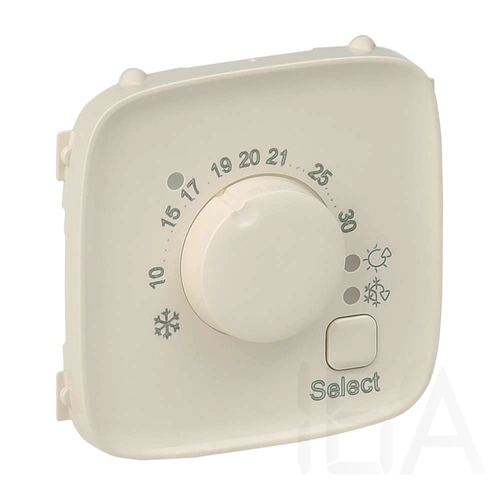 Legrand Valena Allure Elektronikus termosztát burkolat, Elefántcsont, 755316