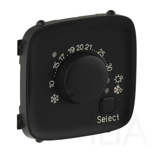 Legrand Valena Allure Elektronikus termosztát burkolat, Fekete, 755318