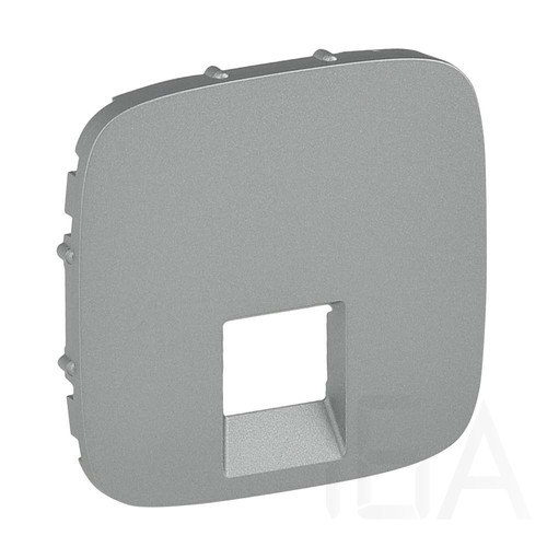 Legrand Valena Allure RJ11/RJ45 aljzat burkolat, Alumínium, 755417