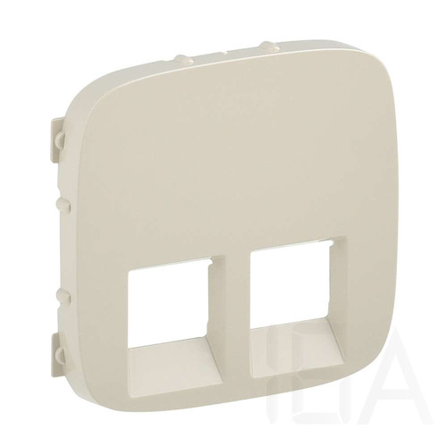 Legrand Valena Allure 2xRJ11/RJ45 aljzat burkolat, Elefántcsont, 755426