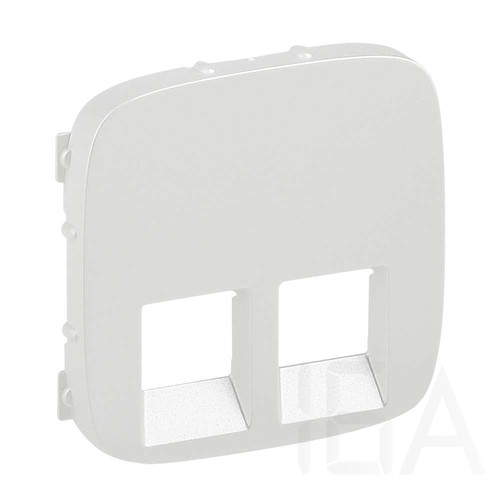 Legrand Valena Allure 2xRJ11/RJ45 aljzat burkolat, Gyöngyház, 755429