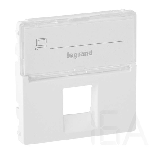 Legrand Valena Life 1xRJ45 csatlakozóaljzat burkolat, címketartóval fehér, 755470