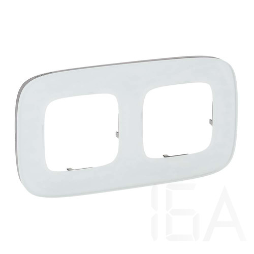 Legrand Valena Allure Kettes keret, Fehérüveg, 755542