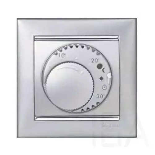 Legrand Valena komfort termosztát kapcs. alumínium, 770227