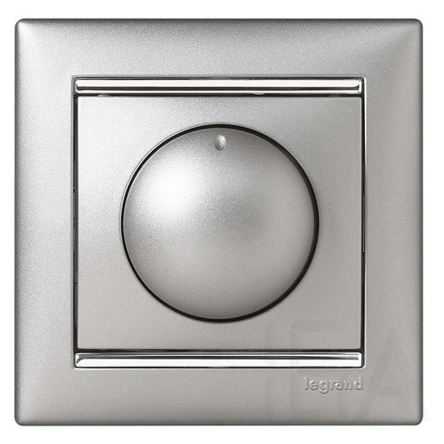 Legrand Valena forgatógombos fényerőszabályzó 40-400W (izzó- és halogén), alumínium, 770261