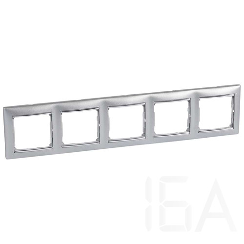 Legrand Valena Alumínium / Ezüst, 5-ös vízszintes keret, 770355