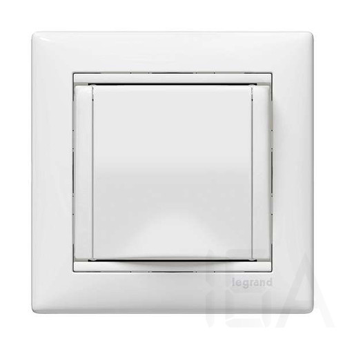Legrand Valena 2P+F csatlakozóaljzat csapófedéllel, fehér, 774422