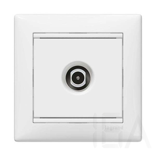 Legrand Valena TV antenna-csatlakozóaljzat átmenő, fehér, 774431