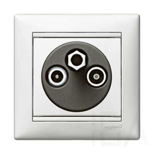 Legrand Valena TV-RD-SAT antenna-csatlakozóaljzat végzáró, 1,5dB fehér, 774435
