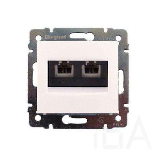 Legrand Valena telefon-csatlakozóaljzat 2xRJ11 fehér, 774439