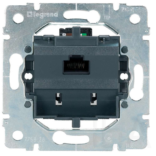 Legrand Galea 1xRJ45 LCS2 Cat6 STP mechanizmus csavaros, 775767