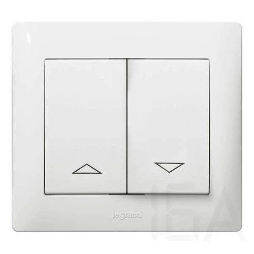 Legrand Galea Life redőnyvezérlő kettős billentyű, fehér, 777014