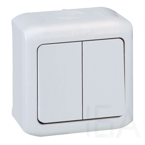 Legrand Forix IP44 falon kívüli kettős váltókapcsoló 10AX - 250V~ fehér, 782361 Legrand Forix IP44 falon kívüli kettős váltókapcsoló 10AX - 250V~ fehér, 782361