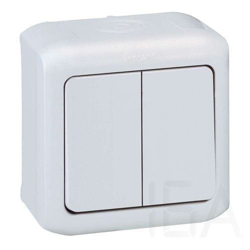 Legrand Forix IP44 falon kívüli csillárkapcsoló 10AX - 250V~ fehér, 782362