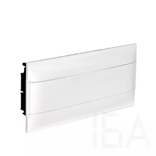 Legrand PractiboxS téglafalba süllyeszthető lakáselosztó (650°C), fehér ajtóval, védőföld és nulla elosztókapoccsal, 1 sor 22 modul, 137145
