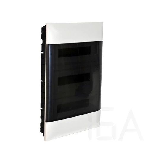 Legrand lakáselosztó füstszínű ajtóval süllyesztett, 3 sor 18 modul, 137158