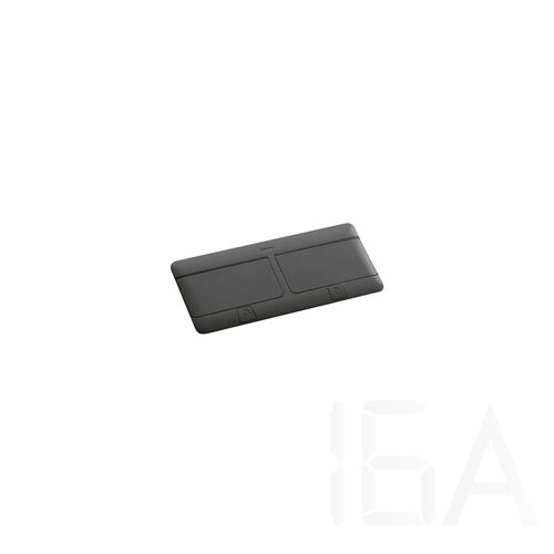 Legrand Pop-up padlódoboz, felnyíló, süllyesztett, 8 (2×4) modul, fekete, üres, 654005