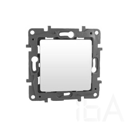 Legrand Niloé egypólusú kapcsoló, körömmel, fehér, 764500