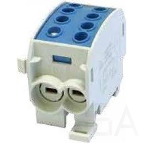 Leipold HLAK 2X70-1/2M fővezetéki sorkapocs, KÉK, ónozott 2x70mm2 + 2x50mm2, alumínium és réz vezetékhez, 080310-1-4