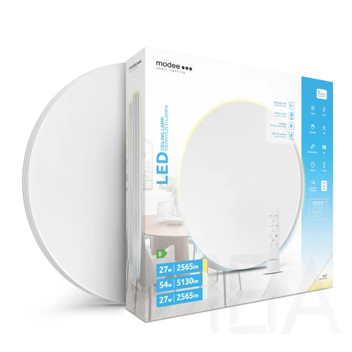 Modee LED fali/mennyezeti lámpatest távirányítóval design DIM falonkívüli 2x 27W 170-265V A-C201