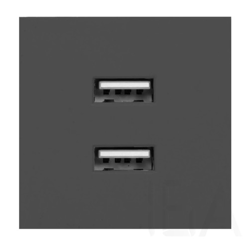 Beépíthető USB dugalj, 2-es, NOEN, fekete, OR-GM-9010 elosztóhoz