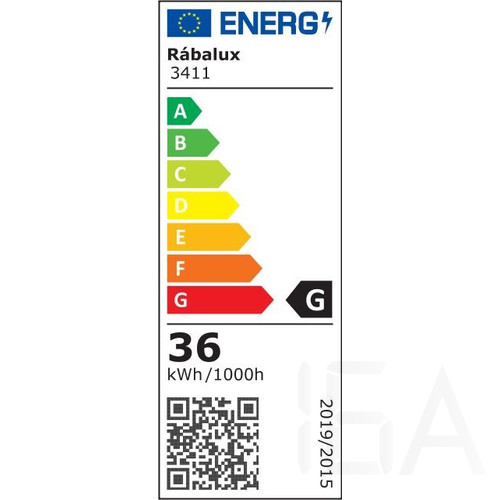 Rábalux Oscar, mennyezeti lámpa, LED 36W, D53, fehér, króm, 3411