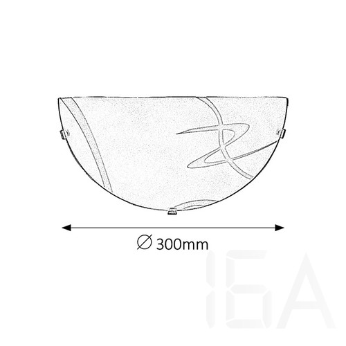 Rábalux 1817 Soley fali lámpa, D30cm Rábalux 1817 Soley fali lámpa, D30cm