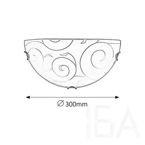 Rábalux 3851 Harmony lux fali lámpa, D30cm Rábalux 3851 Harmony lux fali lámpa, D30cm