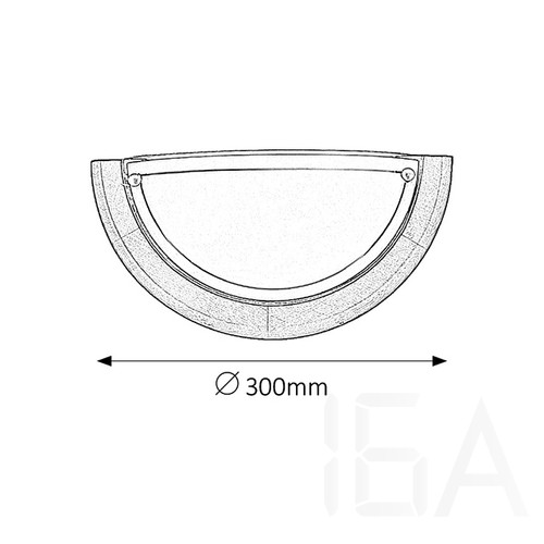 Rábalux 5407 Ufo fali lámpa, D30cm