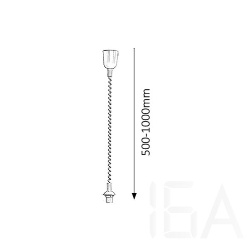 Rábalux 9921 Rolly fehér függeszték, L50cm
