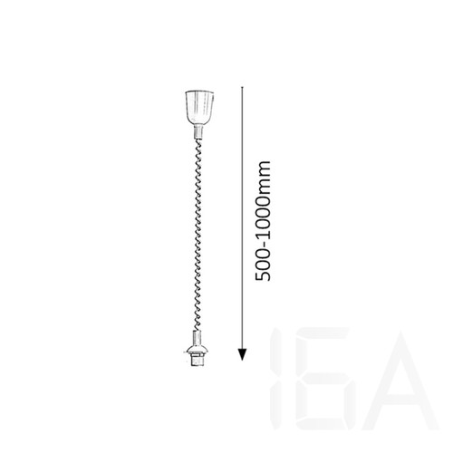 Rábalux 9923 Rolly bronz függeszték, L50cm
