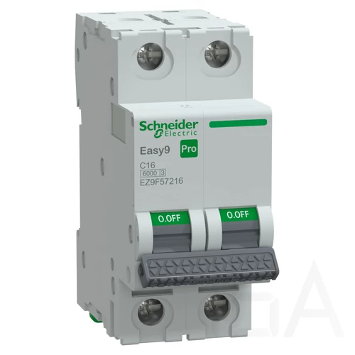 Schneider EASY9 PRO Kismegszakító, 2P 6KA C16A, EZ9F57216