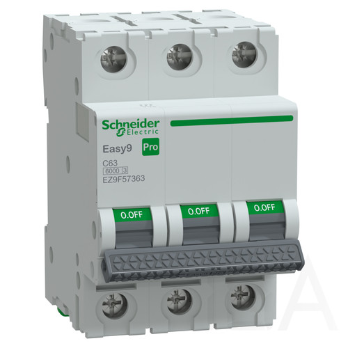 Schneider EASY9 PRO Kismegszakító, 3P 6KA C63A, EZ9F57363