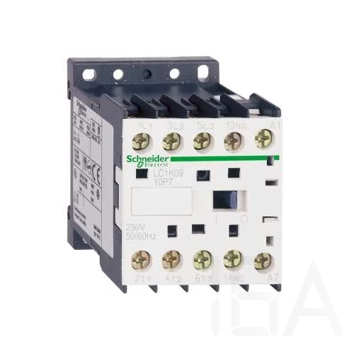 Schneider LC1K0901P5 AC mágneskapcsoló 9A, 1NY, AC, 230VAC tekercsfeszültség, 50Hz