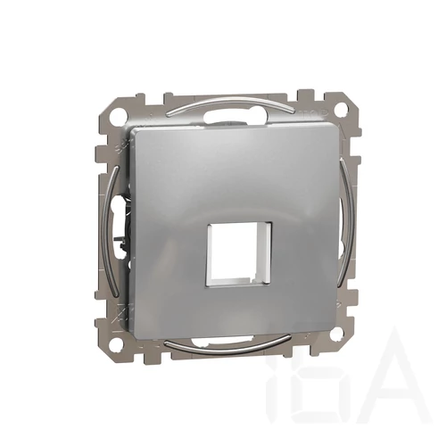 Schneider ÚJ SEDNA 1xRJ45 adapter, Keystone betétekhez, alumínium, SDD113421