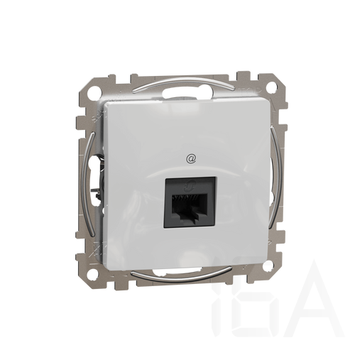 Schneider ÚJ SEDNA 1xRJ45 Cat6A UTP aljzat, alumínium, SDD113466
