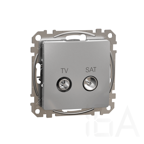 Schneider ÚJ SEDNA TV/SAT aljzat, végzáró, 4 dB, alumínium, SDD113471S